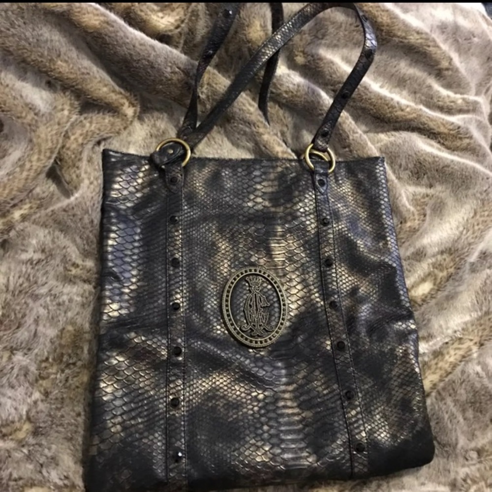Snakeskin Tote Purse